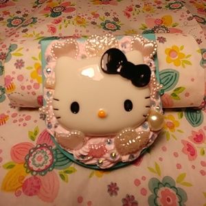 Hello Kitty Decoden Frosted Compact Mirror